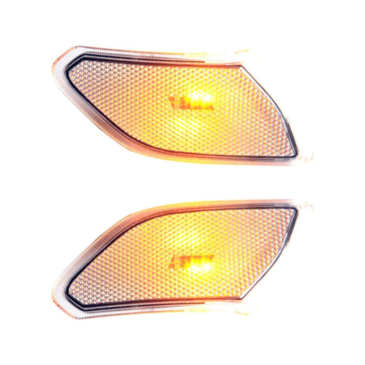 Car Transparent Wheel Eyebrow Side Light Turn Signal Leaf Plate Lamp for Jeep Wrangler JL 2018-