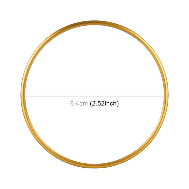 Car Headlight Switch Decorative Ring for Volkswagen Golf (Gold)