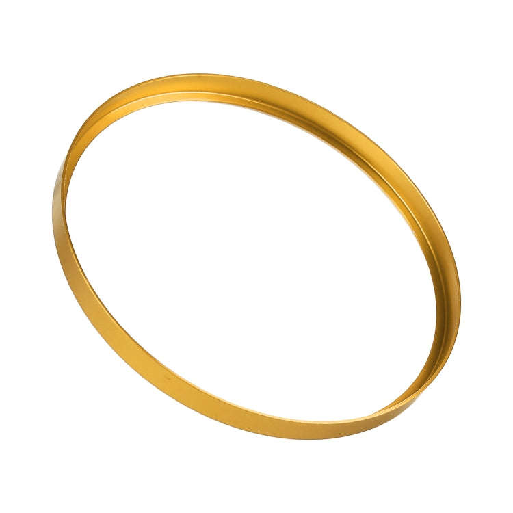 Car Headlight Switch Decorative Ring for Volkswagen Golf (Gold)