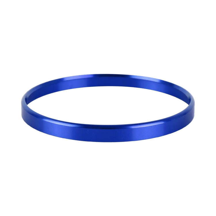 Car Headlight Switch Decorative Ring for Volkswagen Golf (Blue)
