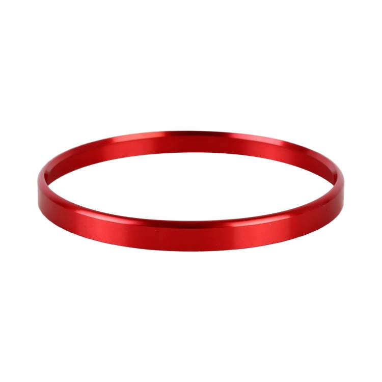 Car Headlight Switch Decorative Ring for Volkswagen Golf (Red)