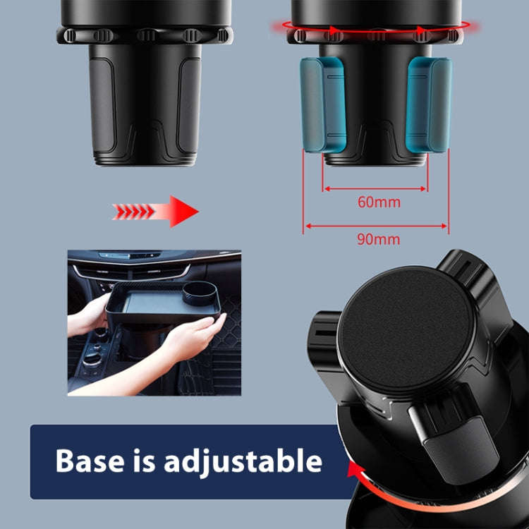Car 360 Degree Rotation Water Cup Holder Multi-functional Dining Table
