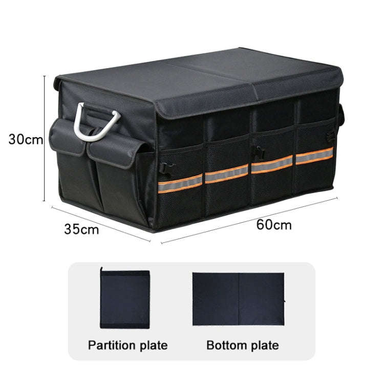 Car Trunk Foldable Storage Box, Capacity: 66L (Black)