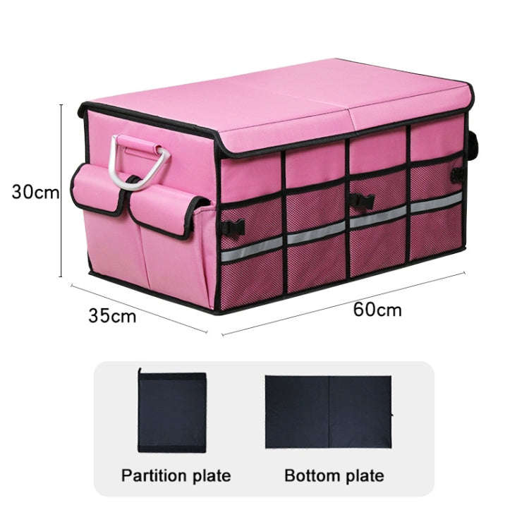 Car Trunk Foldable Storage Box, Capacity: 66L (Pink)