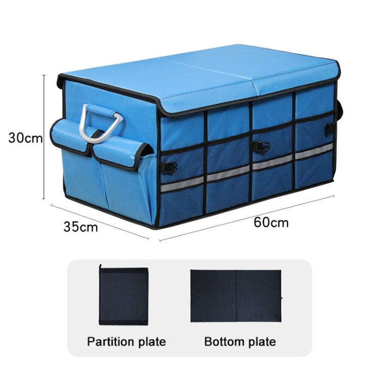 Car Trunk Foldable Storage Box, Capacity: 66L (Blue)