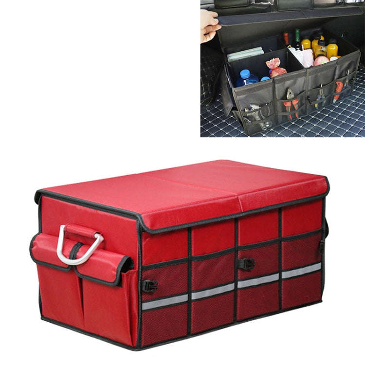 Car Trunk Foldable Storage Box, Capacity: 66L (Red)