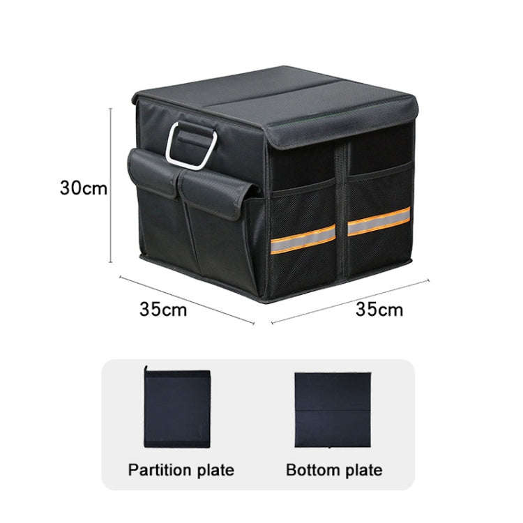 Car Trunk Foldable Storage Box, Capacity: 36L (Black)