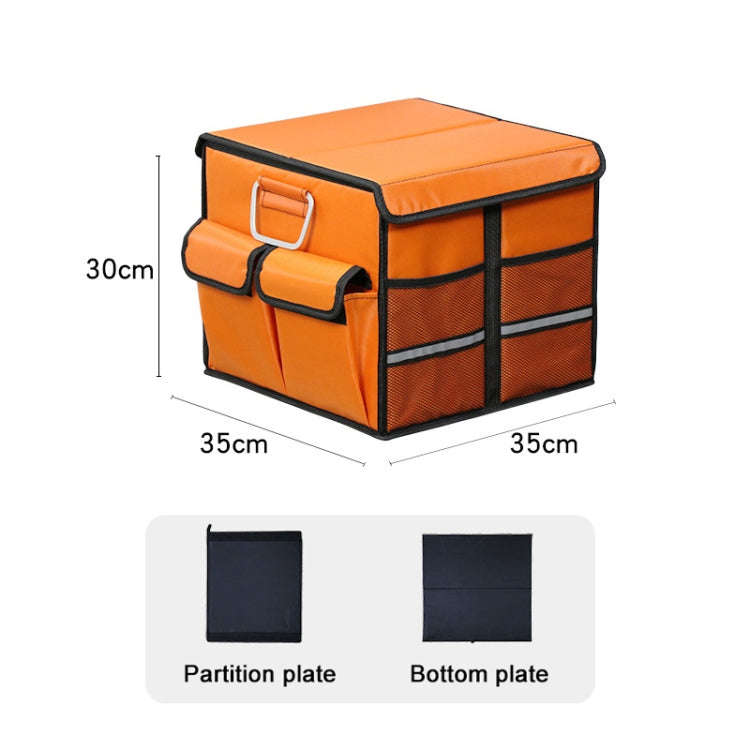 Car Trunk Foldable Storage Box, Capacity: 36L (Orange)