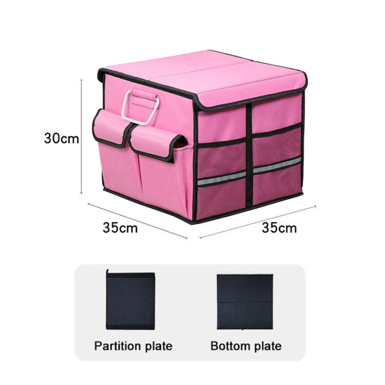 Car Trunk Foldable Storage Box, Capacity: 36L (Pink)