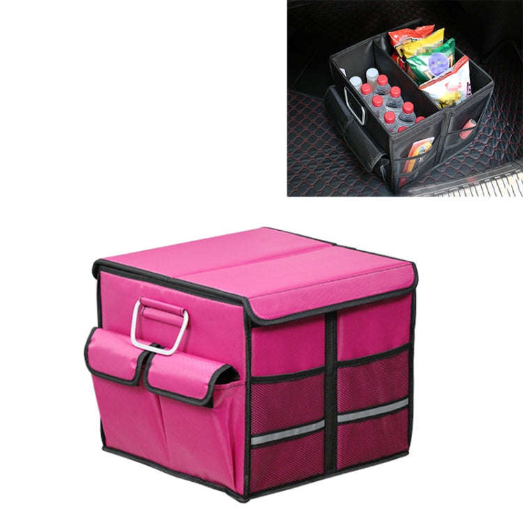 Car Trunk Foldable Storage Box, Capacity: 36L (Rose Red)