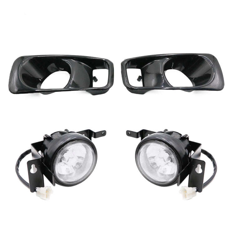 1 Pair Car Modified Front Fog Light for Honda Civic 1999-2000 (White Light)