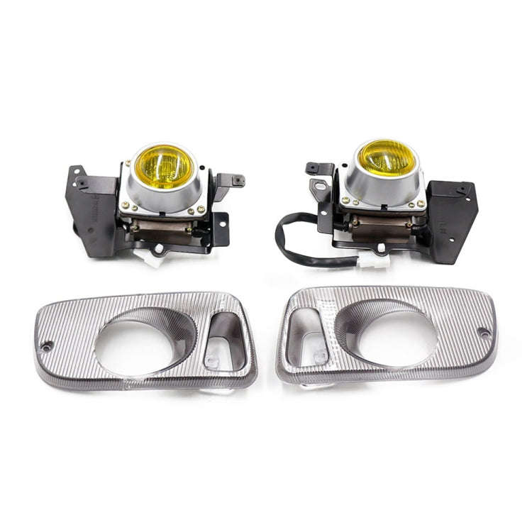 1 Pair Car Modified Front Fog Light for Honda Civic 1992-1995 (Yellow Light)