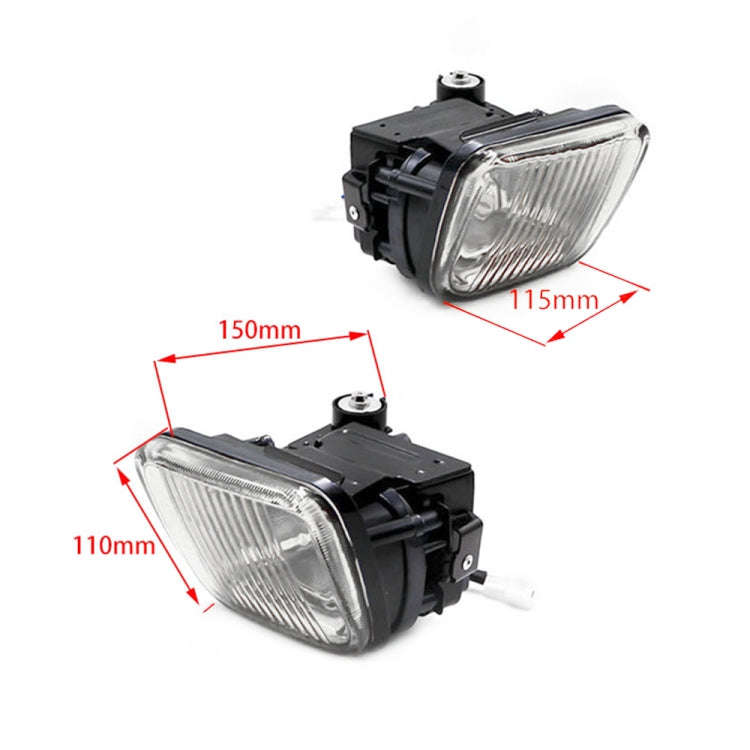 1 Pair Car Modified Front Fog Light for Honda Civic 1996-1998 (White Light)