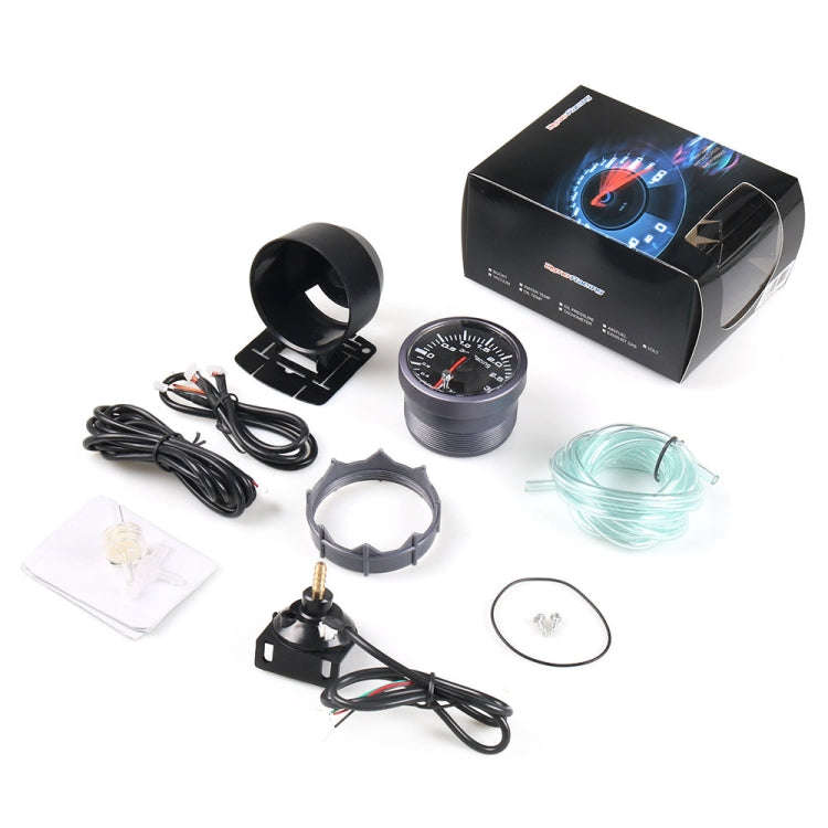 60mm Car Modified 0-3bar Turbocharged Instrument with Bracket