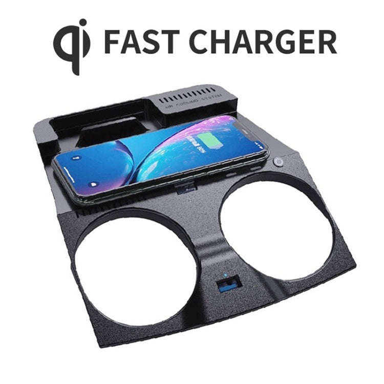 HFC-1016 Car Qi Standard Wireless Charger 10W Quick Charging for BMW M5 2018-2021, Left and Right...