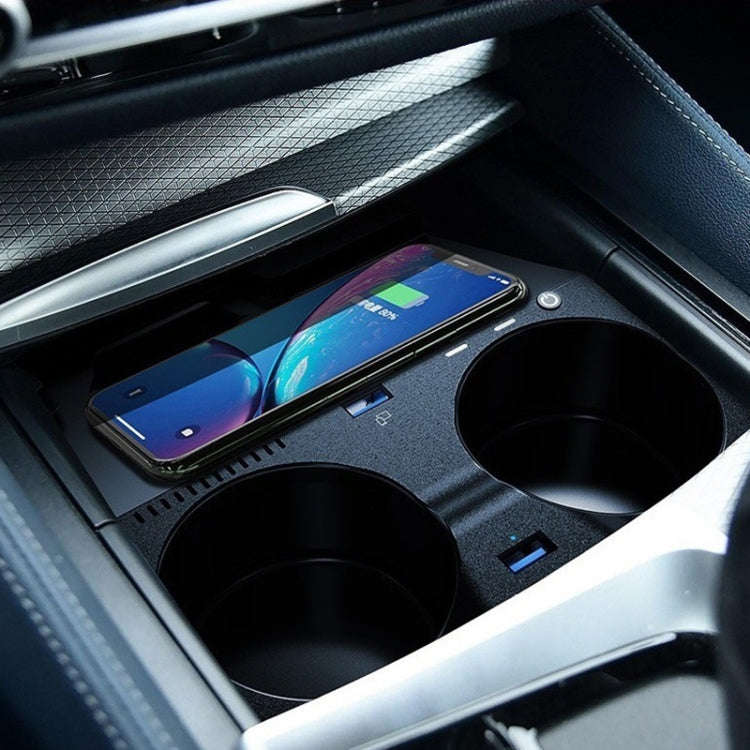 HFC-1016 Car Qi Standard Wireless Charger 10W Quick Charging for BMW M5 2018-2021, Left and Right...