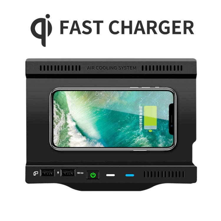HFC-1020 Car Qi Standard Wireless Charger 10W Quick Charging for Mercedes-Benz A Class 2019-2022,...