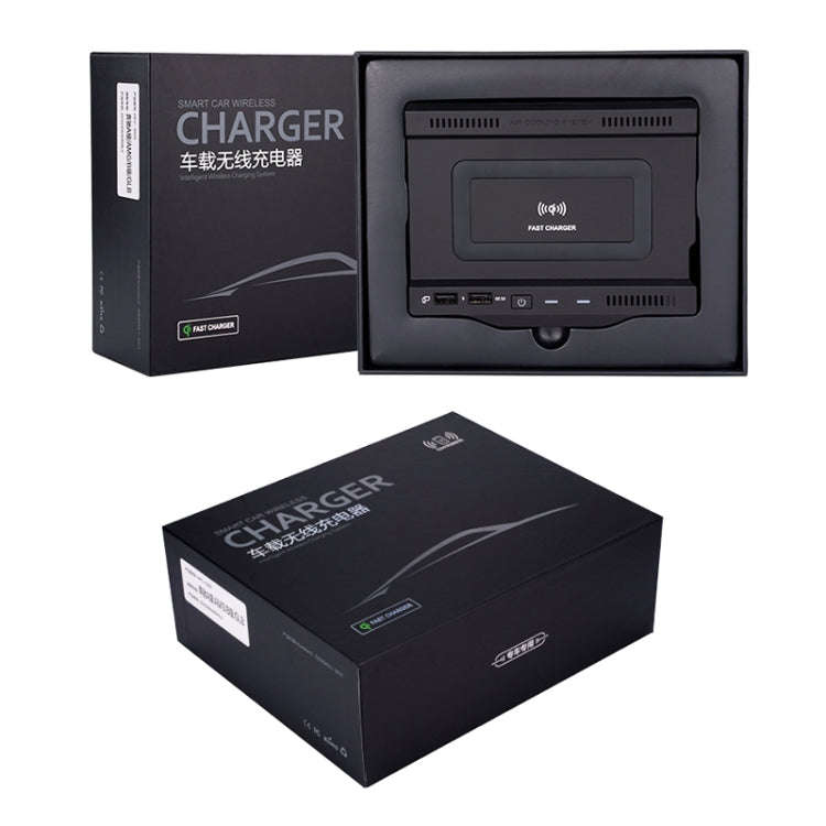 HFC-1020 Car Qi Standard Wireless Charger 10W Quick Charging for Mercedes-Benz A Class 2019-2022,...