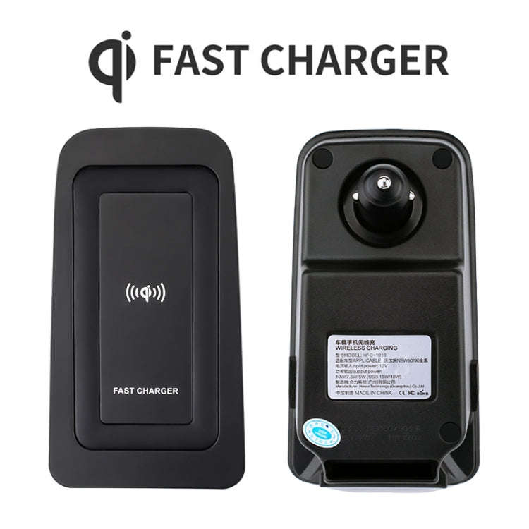 HFC-1010 Car Qi Standard Wireless Charger 10W Quick Charging for Volvo S60 2020-2022, Left and Ri...