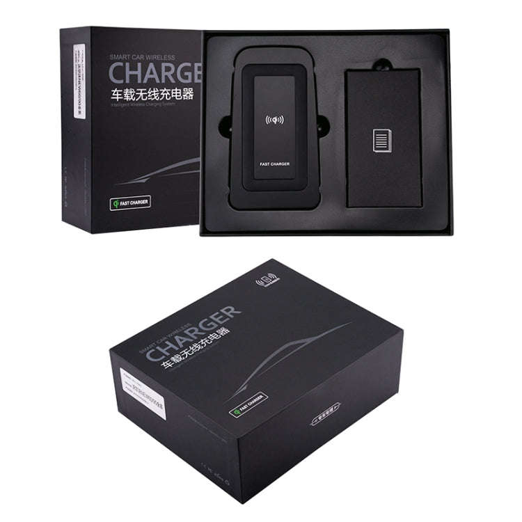 HFC-1010 Car Qi Standard Wireless Charger 10W Quick Charging for Volvo S60 2020-2022, Left and Ri...