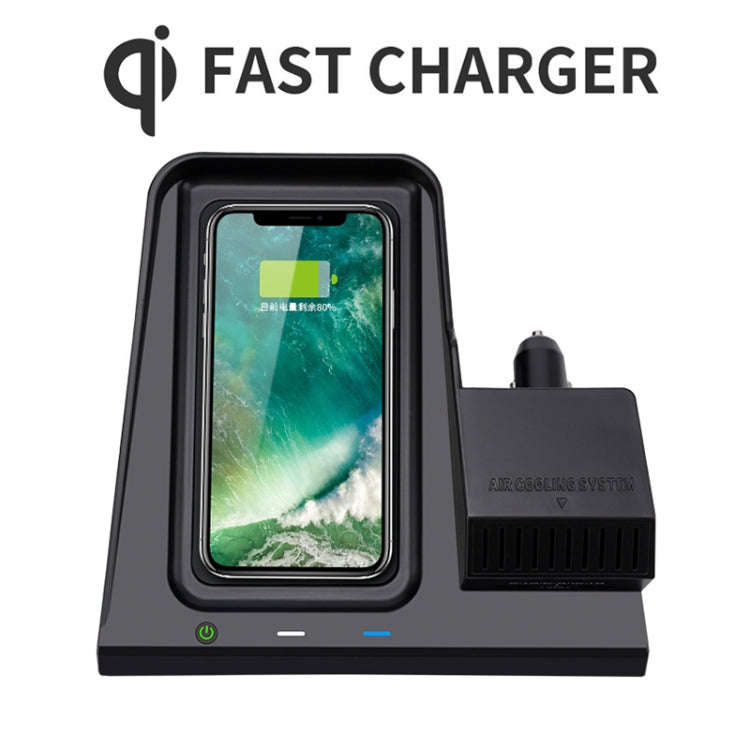 HFC-1002 Car Qi Standard Wireless Charger 10W Quick Charging for Honda Avancier / URV 2017-2020, ...