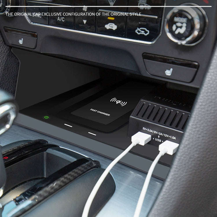 HFC-1002 Car Qi Standard Wireless Charger 10W Quick Charging for Honda Avancier / URV 2017-2020, ...