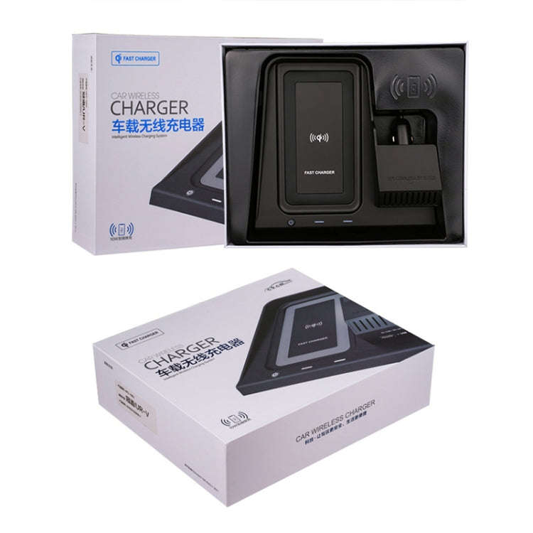 HFC-1002 Car Qi Standard Wireless Charger 10W Quick Charging for Honda Avancier / URV 2017-2020, ...