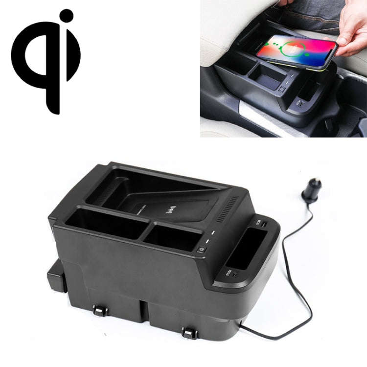 HFC-1003-01 Car Qi Standard Wireless Charger 10W Quick Charging for Honda CR-V 2017-2022, Left an...