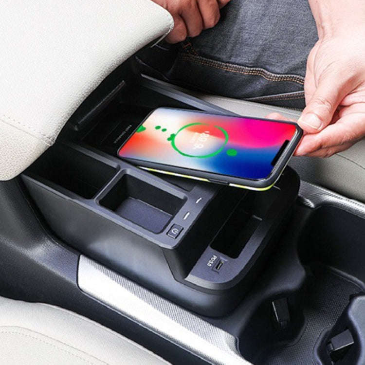 HFC-1003-01 Car Qi Standard Wireless Charger 10W Quick Charging for Honda CR-V 2017-2022, Left an...