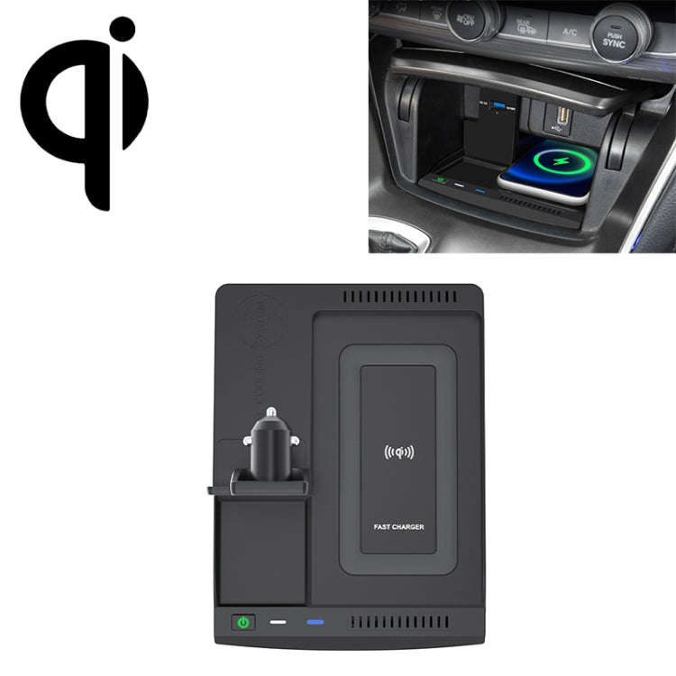 HFC-1006 Car Qi Standard Wireless Charger 10W Quick Charging for Honda Inspire 2018-2022, Left Dr...