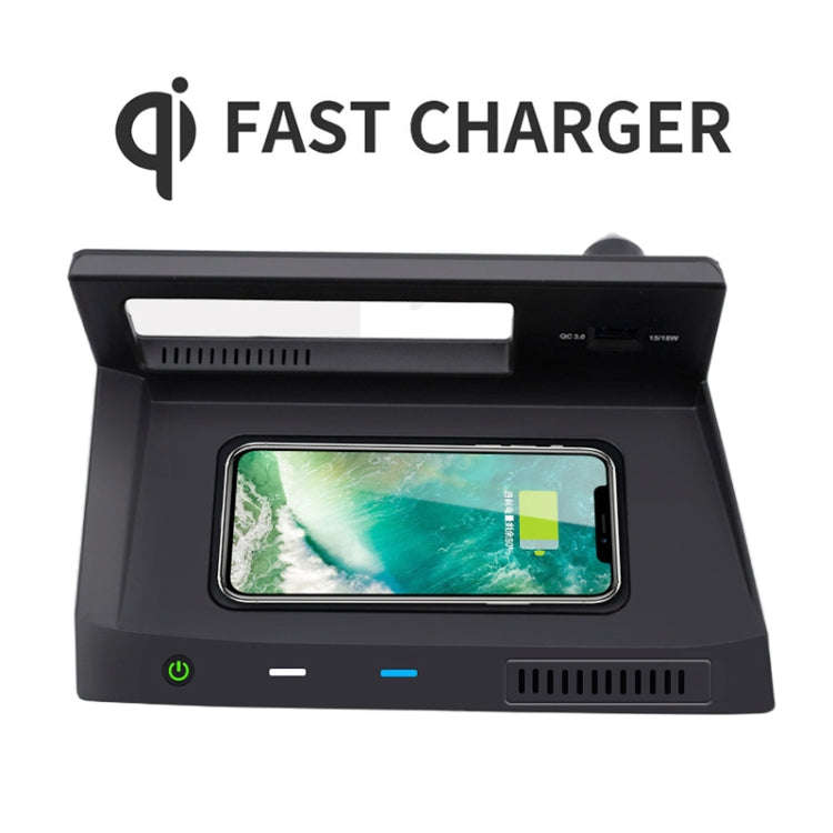 HFC-1030 Car Qi Standard Wireless Charger 10W Quick Charging for Volkswagen Tiguan L 2019-2021, L...