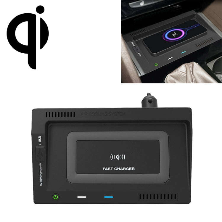 HFC-1031 Car Qi Standard Wireless Charger 10W Quick Charging for Volkswagen Teramont 2018-2020, L...