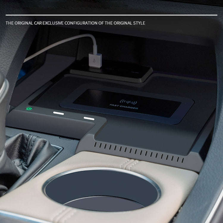 HFC-1060 Car Qi Standard Wireless Charger 10W Quick Charging for Toyota Avalon 2019-2021, Left Dr...