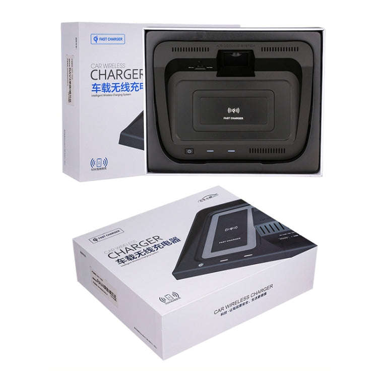 HFC-1062 Car Qi Standard Wireless Charger 10W Quick Charging for Toyota RAV4 2020-2021, Left Driving