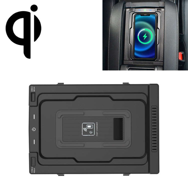 HFC-1065 Car Qi Standard Wireless Charger 10W Quick Charging for Toyota Highlander 2022, Left and...