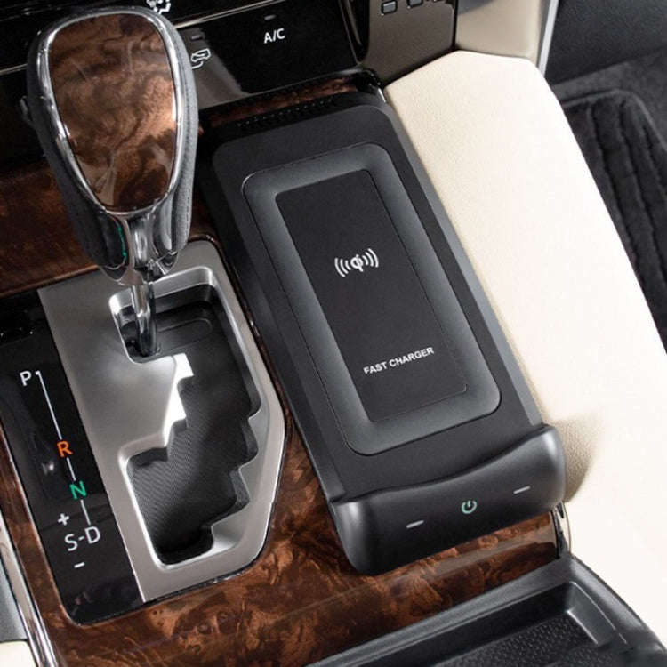 HFC-1063 Car Qi Standard Wireless Charger 10W Quick Charging for Toyota Alphard 2015-2021, Left D...