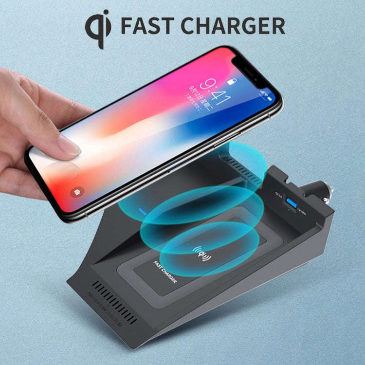 HFC-1042 Car Qi Standard Wireless Charger 10W Quick Charging for Nissan Sylphy 2020-2022, Left Dr...