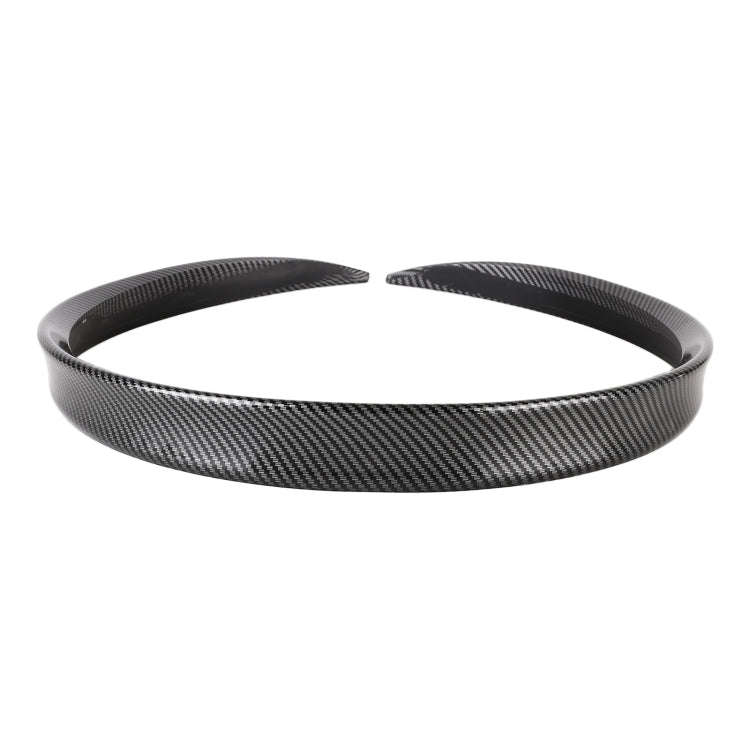 Car Modified Plastic Rear Wing Side Spoiler Lip, Carbon Fiber Texture
