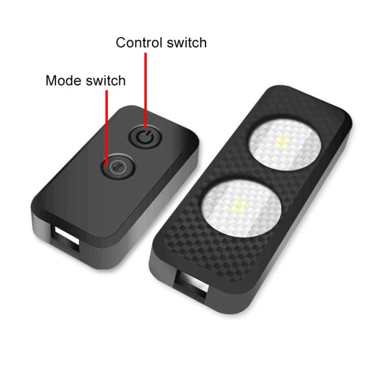 A17 Car Colorful Voice-activated RGB Foot LED Atmosphere Light, Single Light Star Version