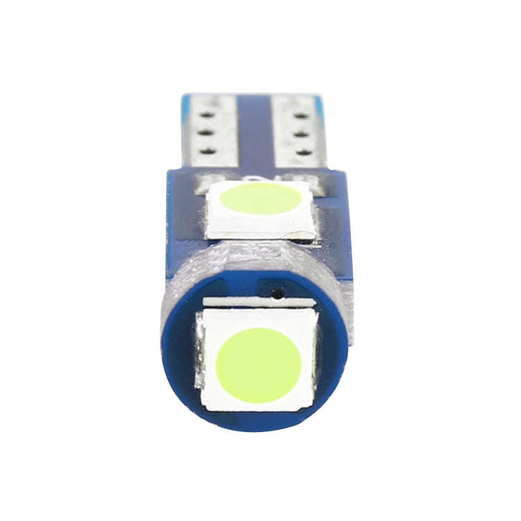 10 in 1 Car T5 0.2W DC12V Instrument Panel LED Decorative Light(Ice Blue Light)