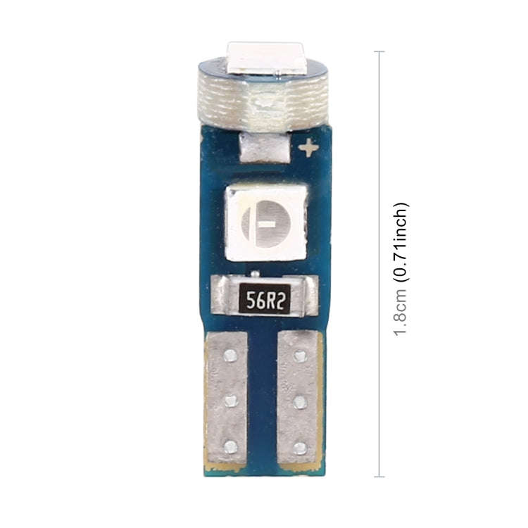 10 in 1 Car T5 0.2W DC12V Instrument Panel LED Decorative Light(Blue Light)
