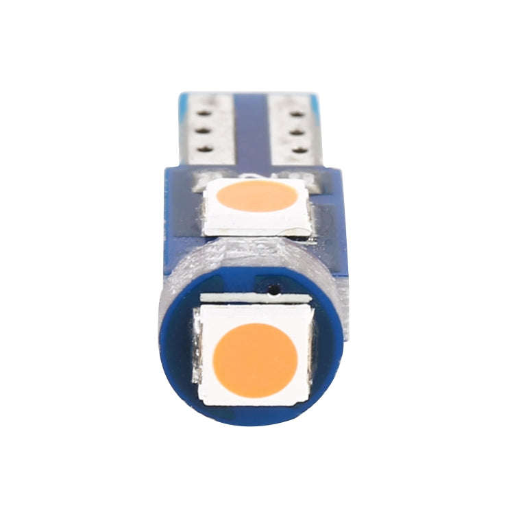 10 in 1 Car T5 0.2W DC12V Instrument Panel LED Decorative Light(Pink Light)