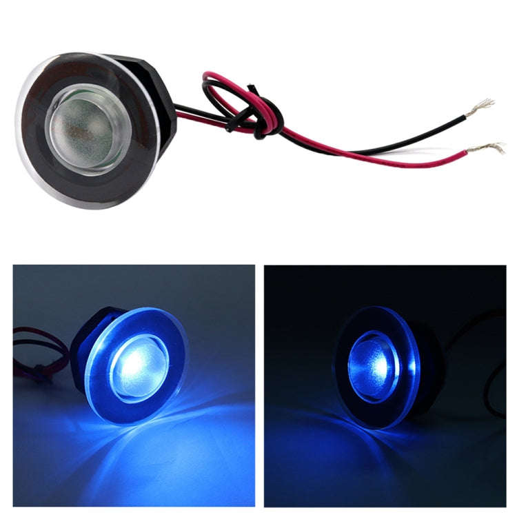 RV / Yacht Walkway Light LED Round Light DC12V (Blue Light)