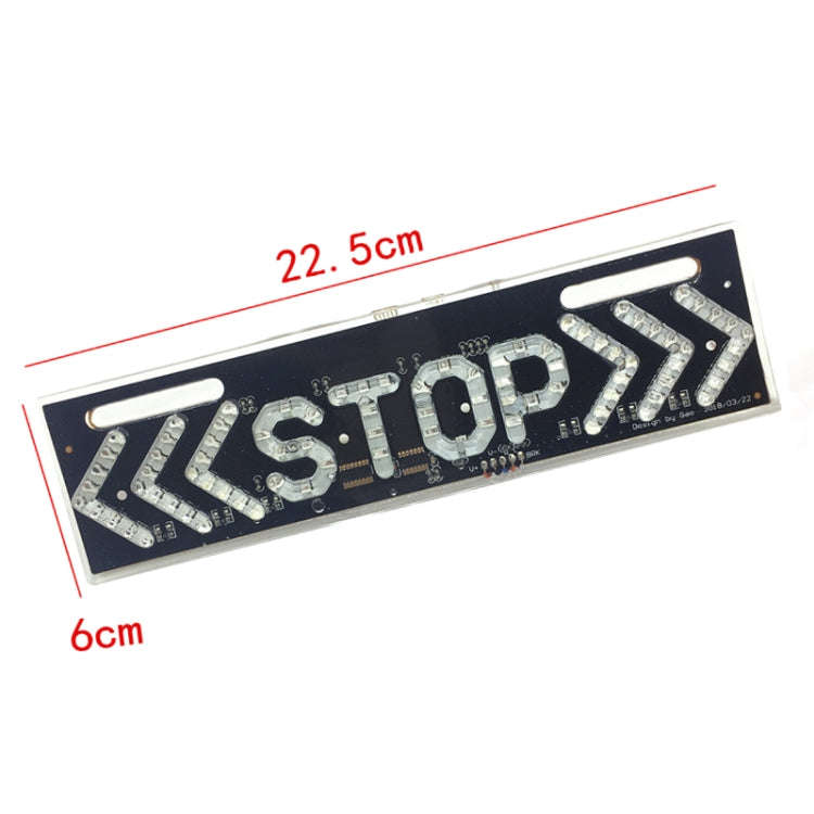 Motorcycle 12V LED Brake Light Super Bright with Turn Warning Light
