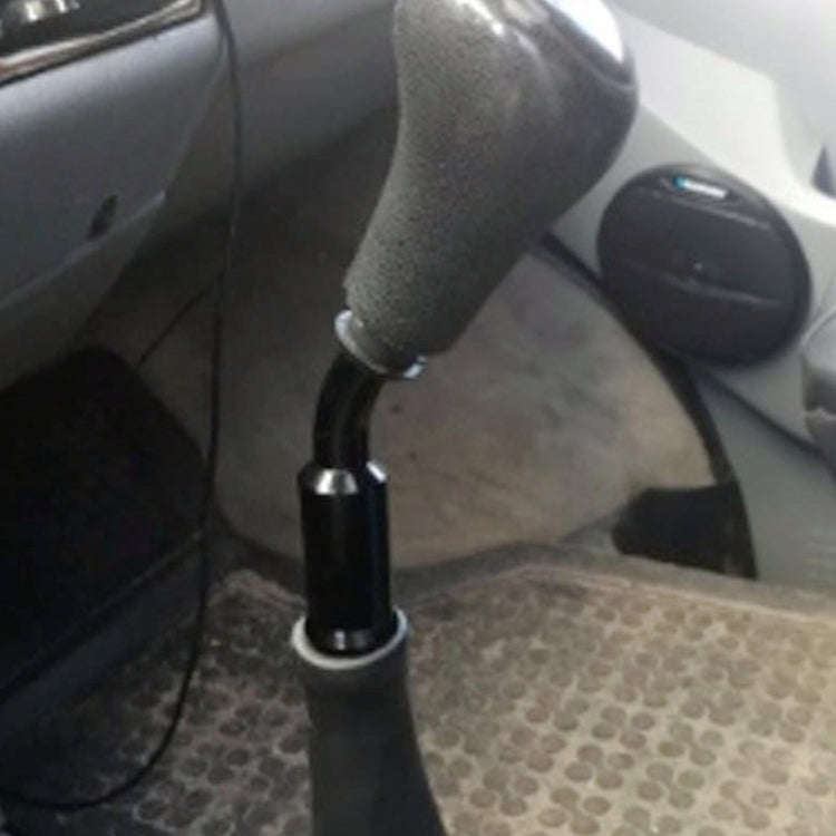Car Modified Racing Quick Curved Gear Lever Extension Rod for Volkswagen T4 1990-2003 (Silver)
