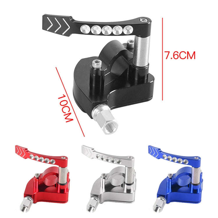 Motorcycles 7/8 Thumb Throttle Assembly Pull (Black)