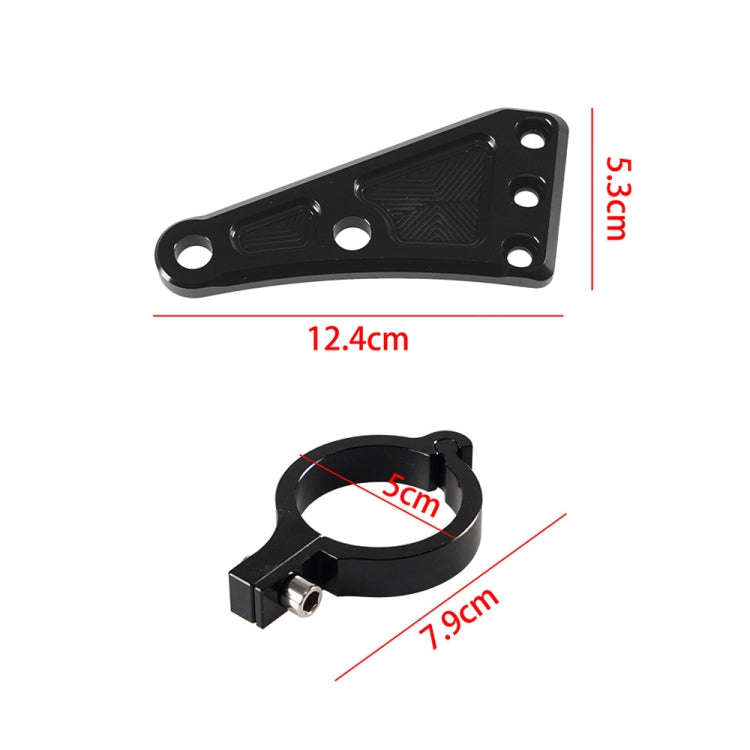 Motorcycle CNC Headlight  Holder Clamp for 41mm Front Fork Tube