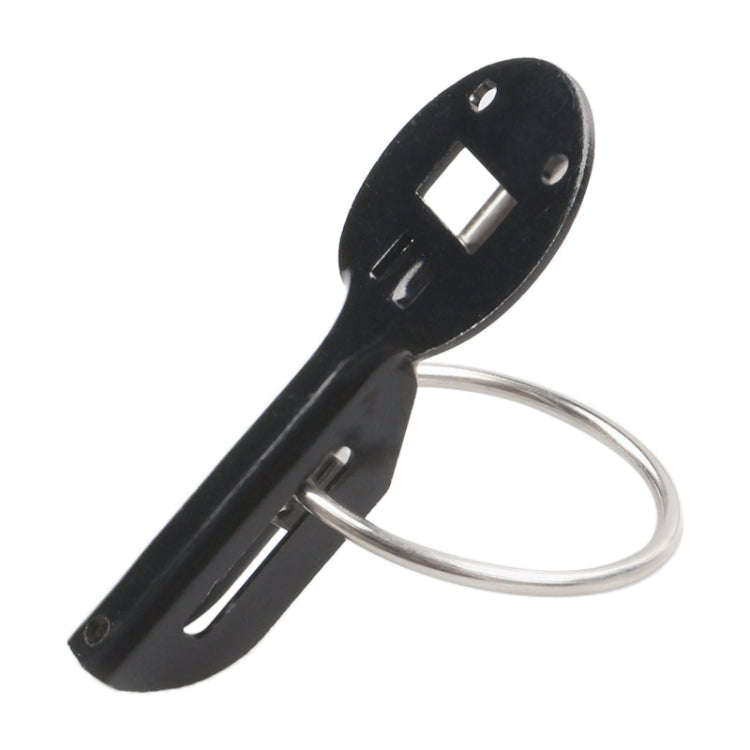 Universal Car Aluminum Alloy Mount Hood Pin Bonnet Lock (White)