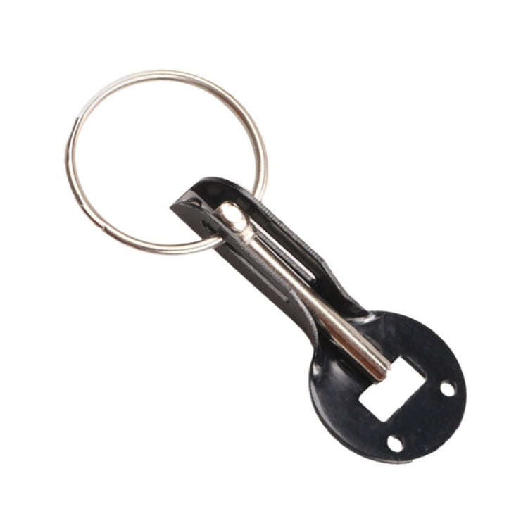 Universal Car Aluminum Alloy Mount Hood Pin Bonnet Lock (Black)