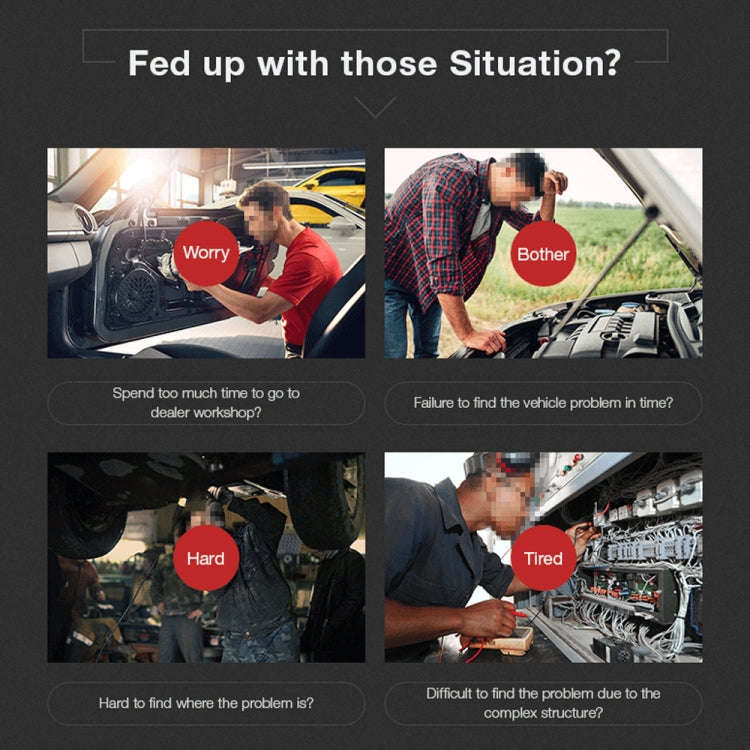 KINGBOLEN YA301 OBD2 Car Fault Diagnosis Tool Fault Analyzer